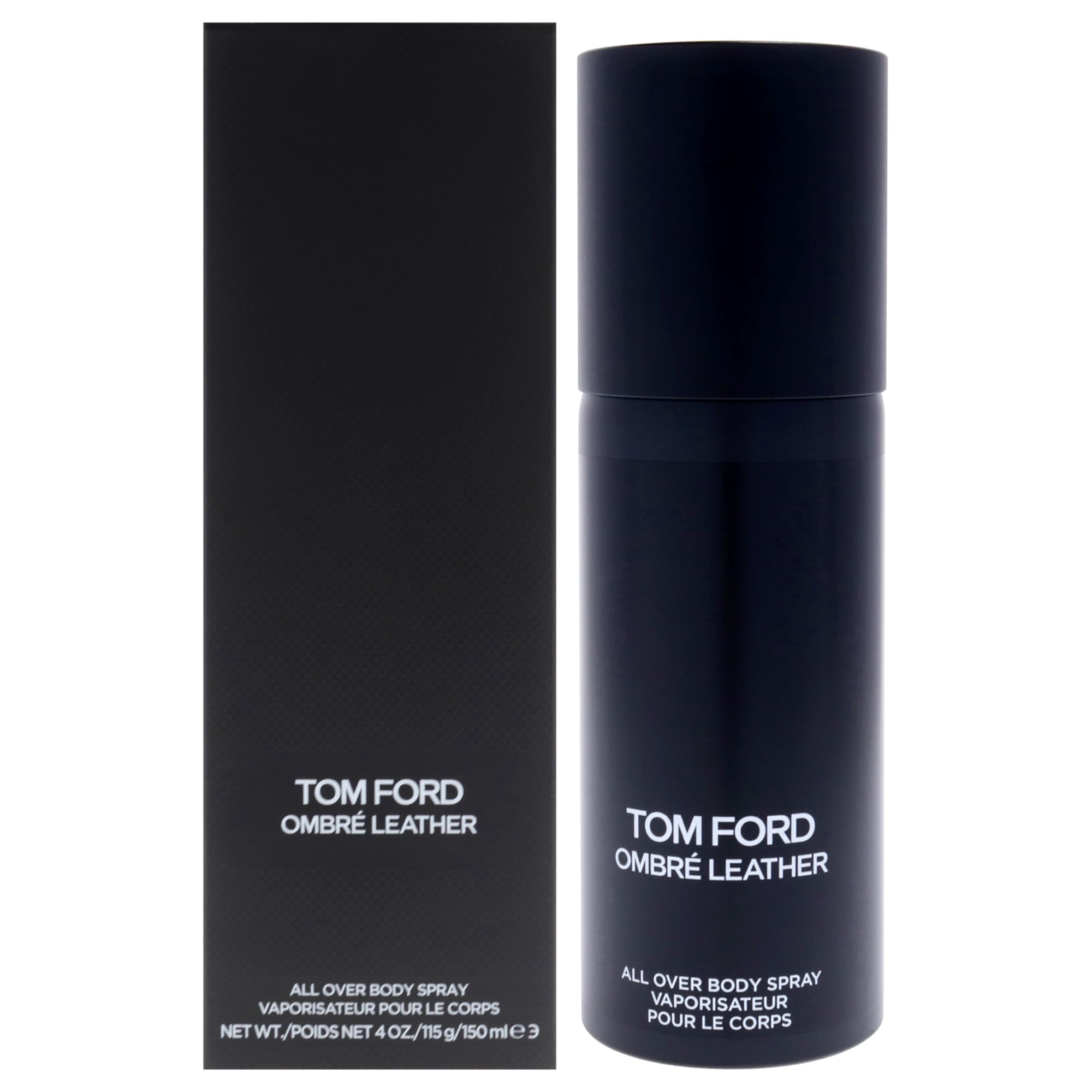 Tom Ford Ombre Leather bottle closeup for premium fragrance experience.