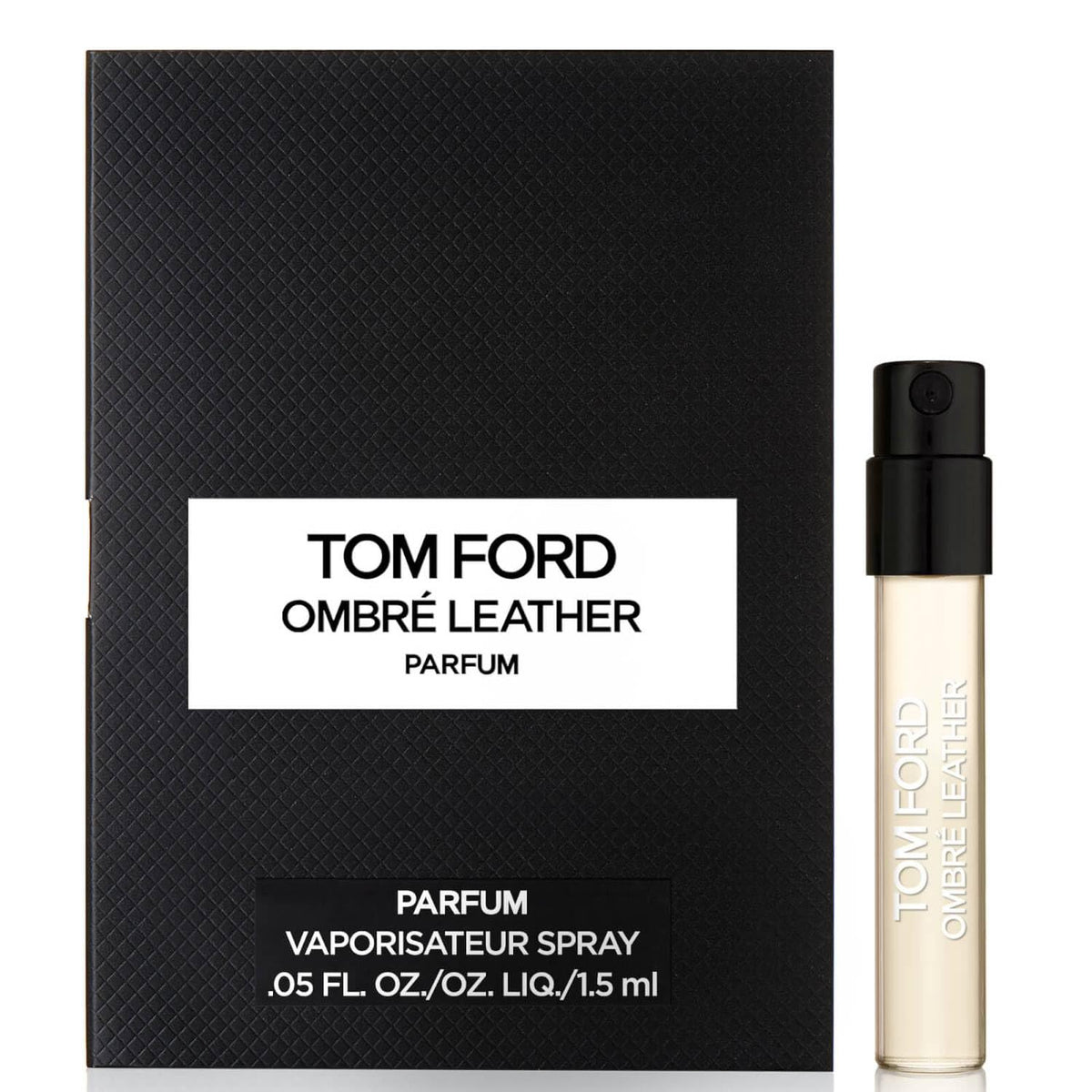 Tom Ford Ombre Leather Parfum for Men travel spray sample ideal for on-the-go scent experiences