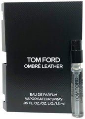 tom ford ombre leather sample vial closeup portable travel-ready scent preview