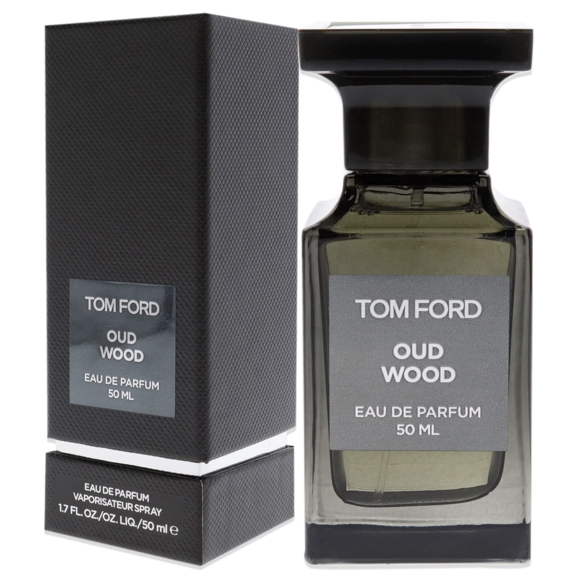 Tom Ford Oud Wood amber-tonka note suggests warm, inviting aroma.