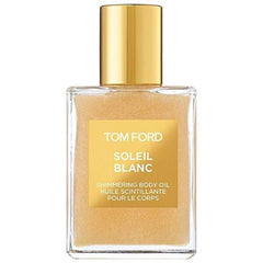 Tom Ford Soleil Blanc Shimmering Body Oil Mini bottle with radiant glow for luminous skin