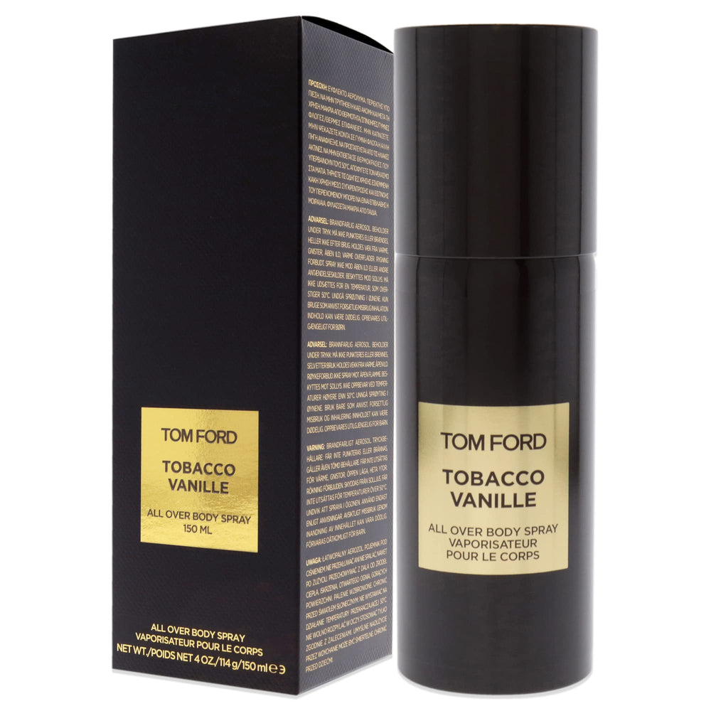Tom Ford Tobacco Vanille spray on wrist for everyday refresh.