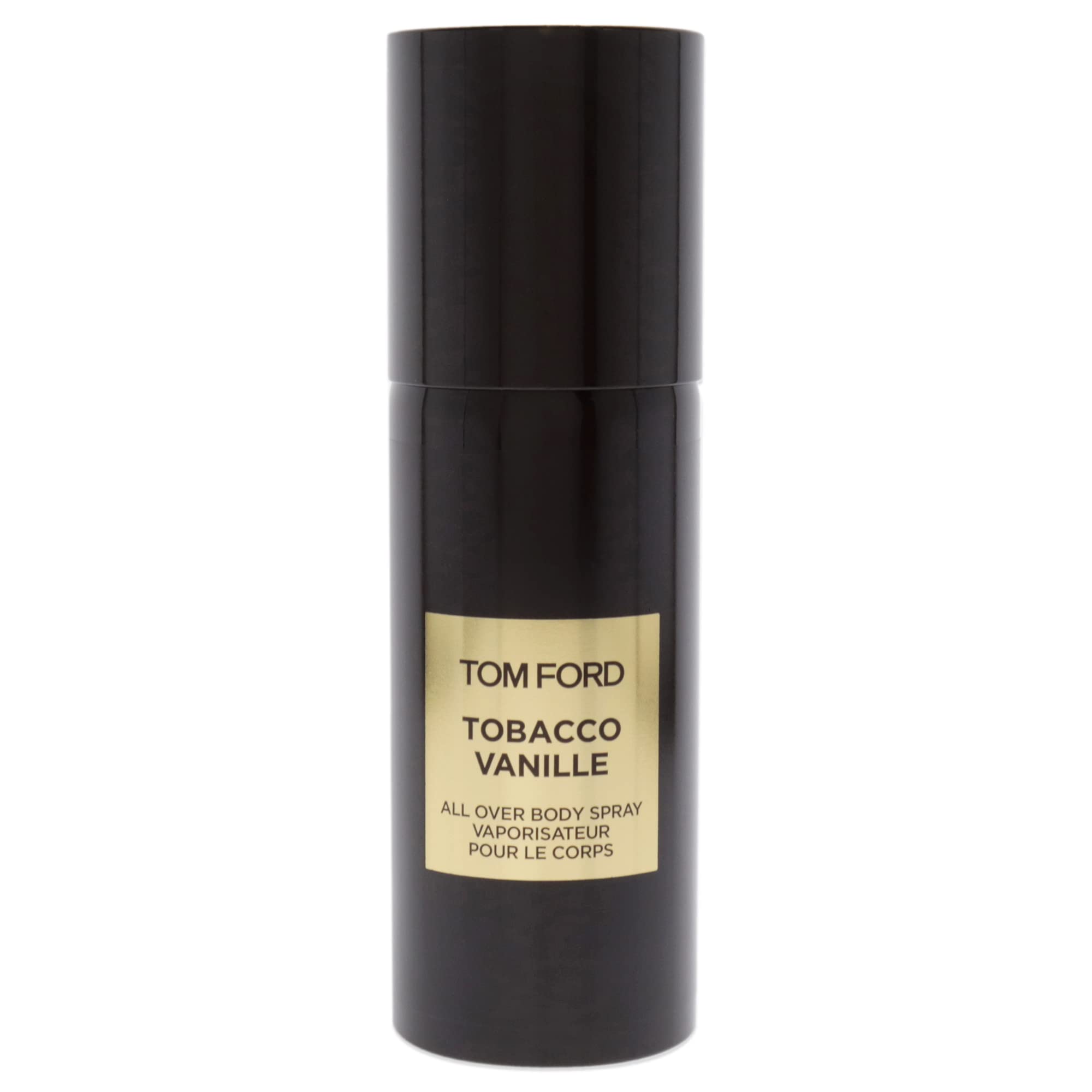 Tom Ford Tobacco Vanille mist on skin; warm, inviting scent.