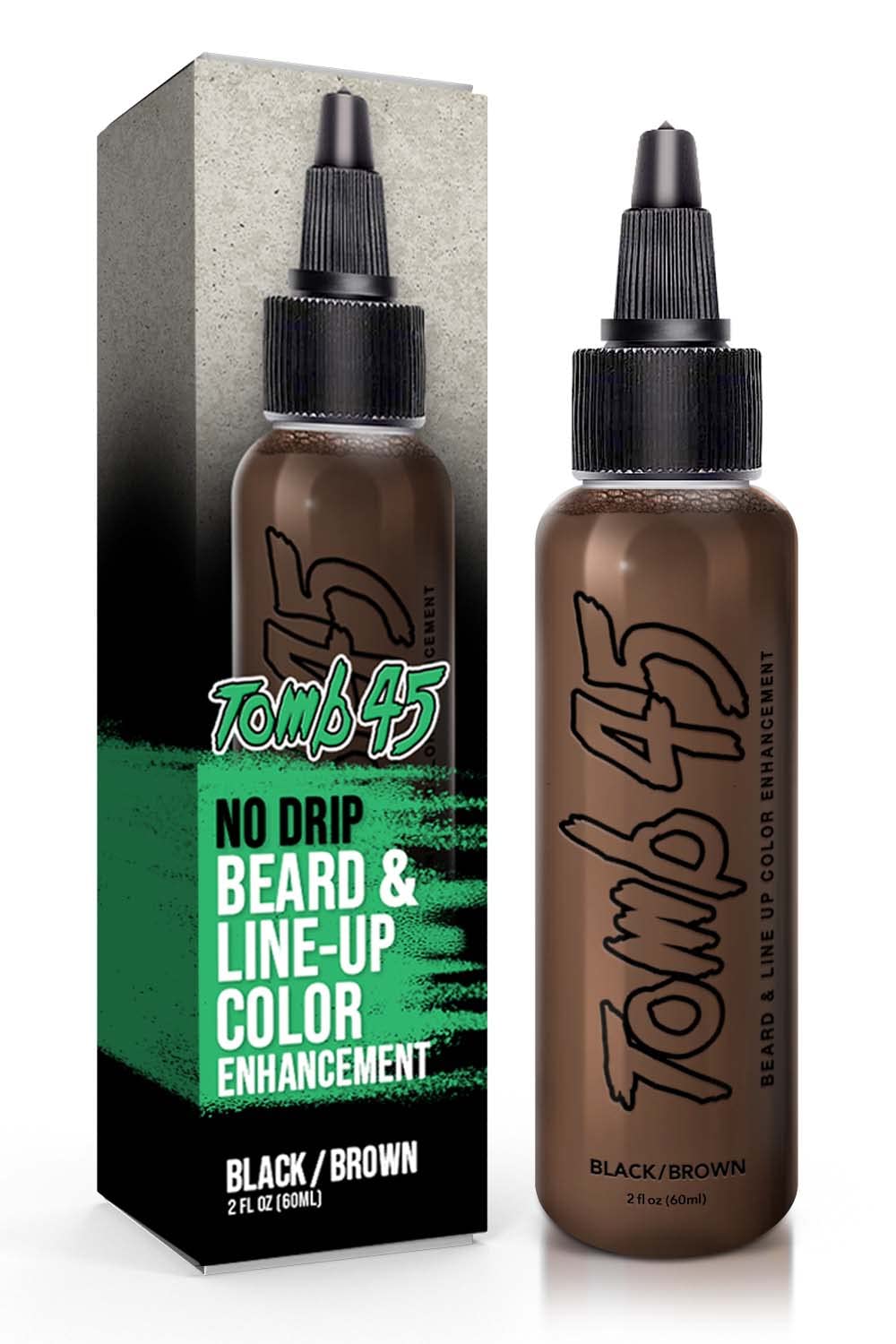 Tomb45 beard lineup enhancement onyx application demonstrates sharp, long-lasting darkening.