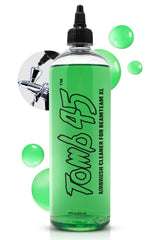 Tomb45 hair fiber applicator pump close-up for precise fuller-looking hair