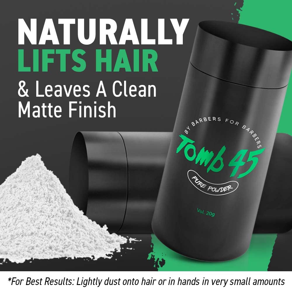 Tomb45 Pure Powder texture close-up highlighting lift and separation