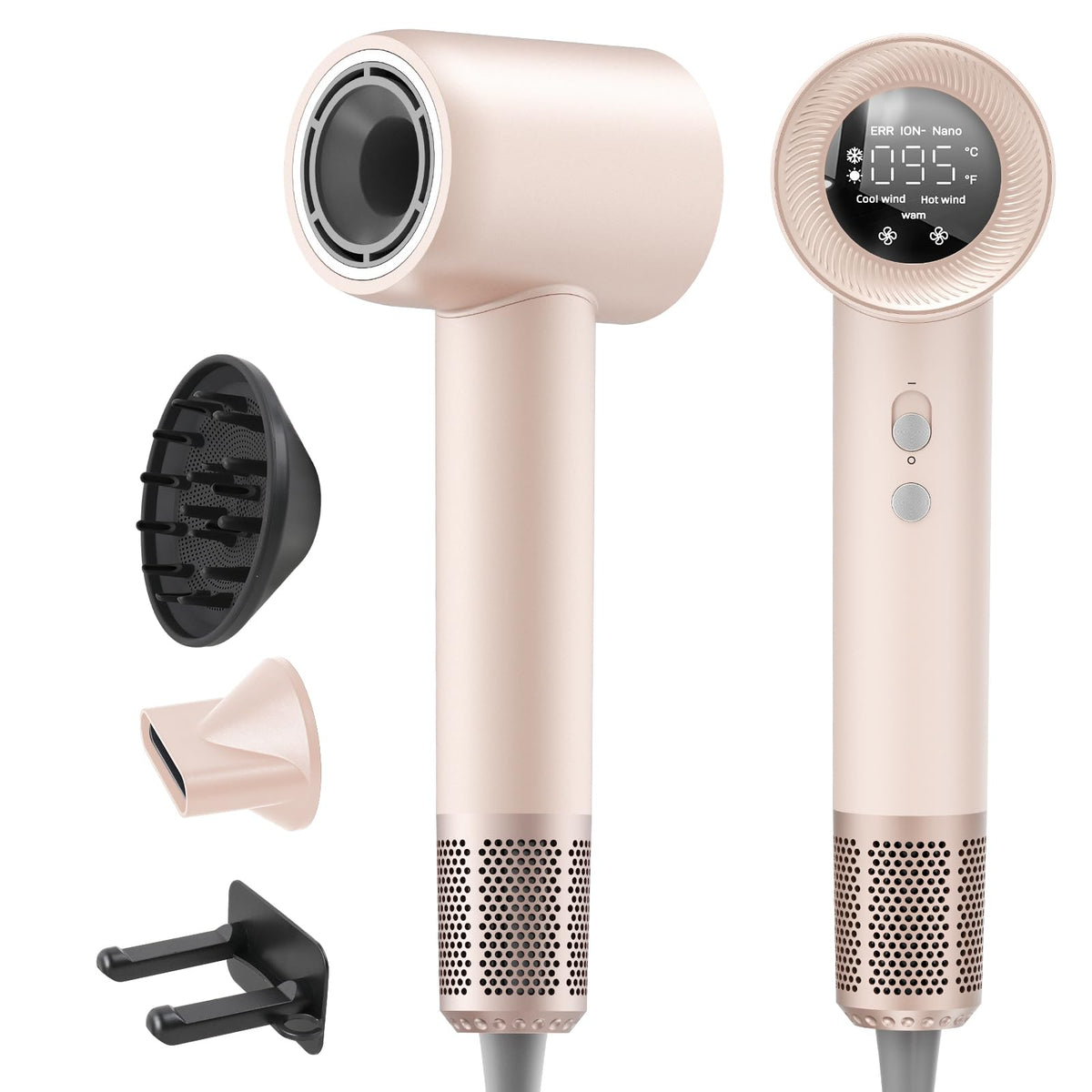Tomler Hair Dryer 1600W with brushless motor for fast drying and styling