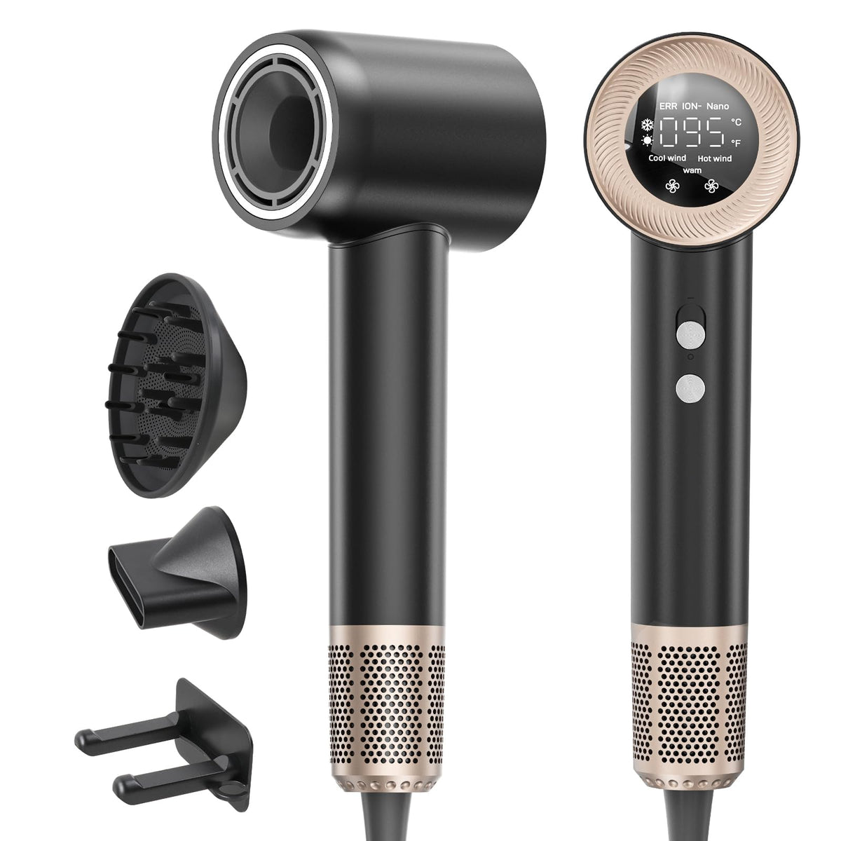 Tomler hair dryer 1600W motor: high-speed performance for fast drying