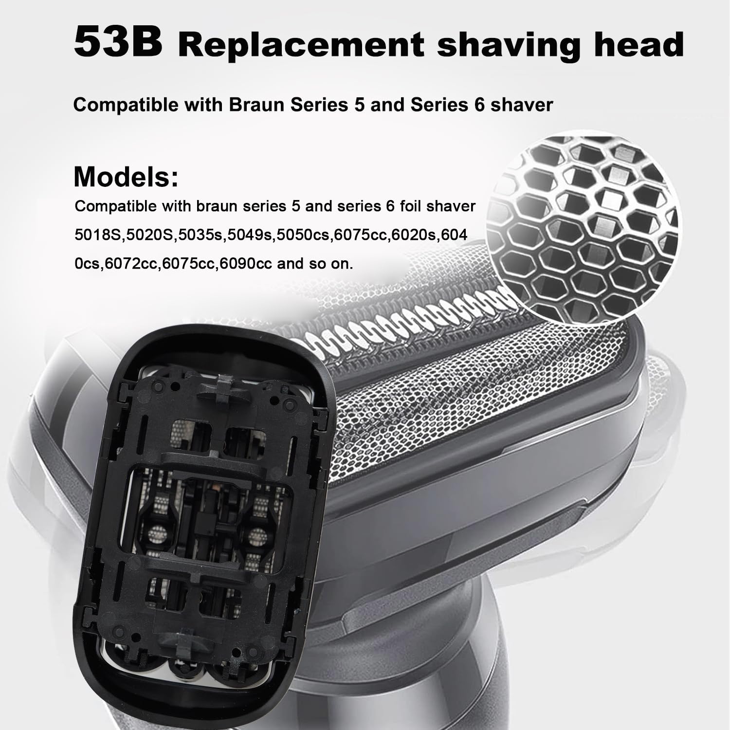 Tomorrow will be better compatibility with Braun Series 5/6 for versatile replacement head.