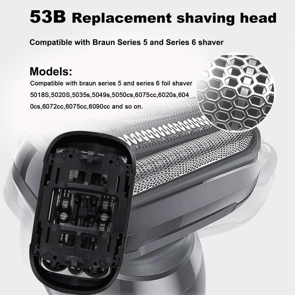 Tomorrow will be better compatibility with Braun Series 5/6 for versatile replacement head.