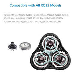 Tomorrow will be better RQ11 head assembly showing quick tool-free replacement