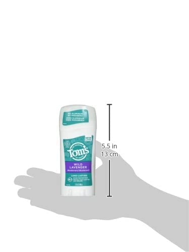 Tom's of Maine Lavender deodorant pack size visuals emphasizing value