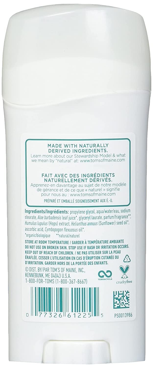 Tom's of Maine recyclable container for eco-friendly packaging