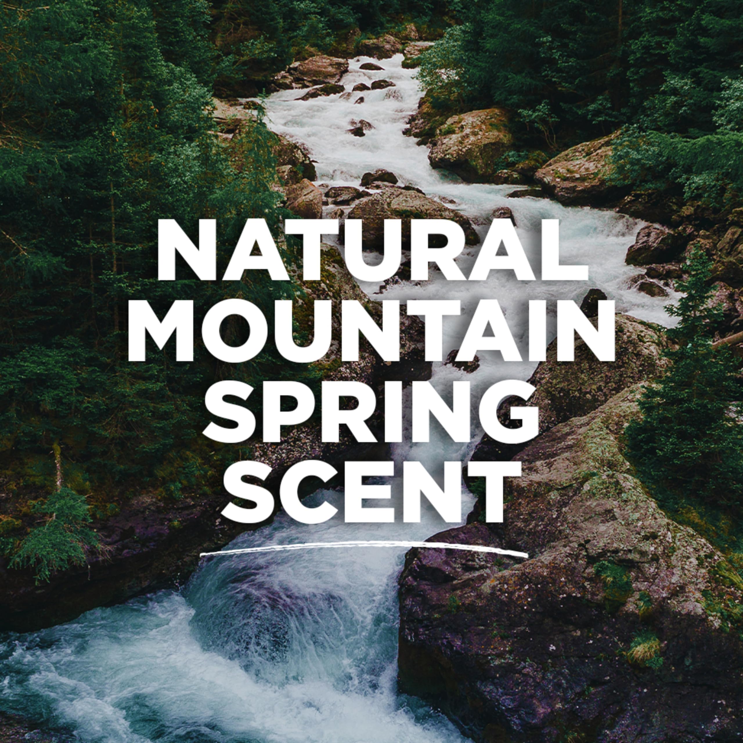 Tom's of Maine Mountain Spring deodorant 24h protection on the go.