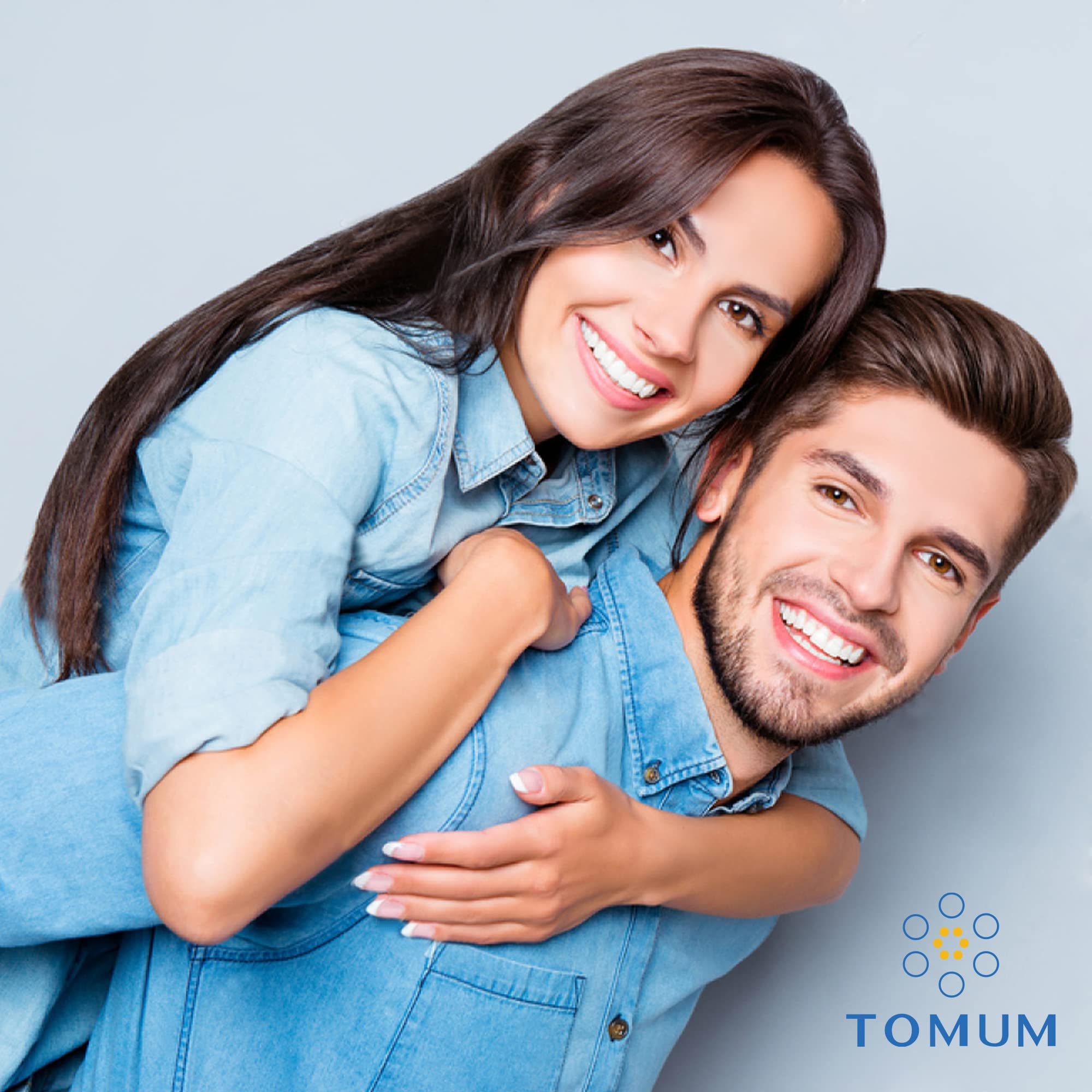 Tomum Minoxidil treated hair strands after use show visible thickness.