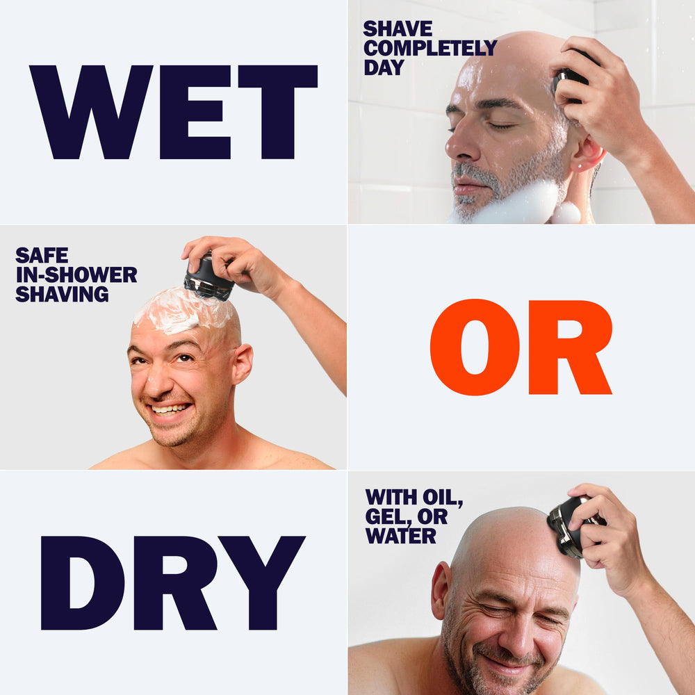 Toncoke 5D shaver in wet-dry use with foam for versatile styling.