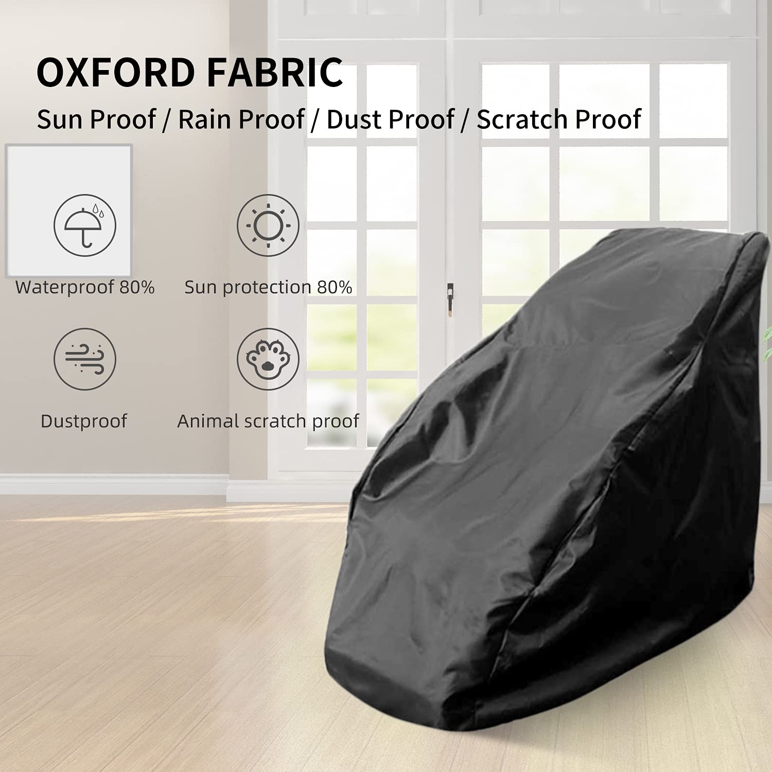TONINT Massage Chair Cover XL easy-clean surface wipes down with damp cloth.