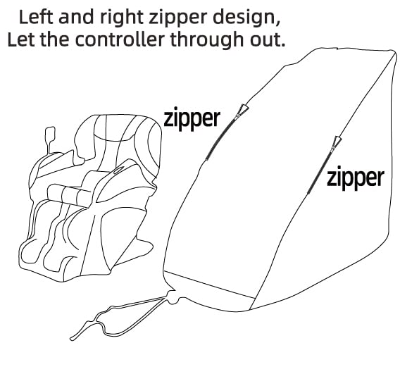 TONINT Massage Chair Cover XL waterproof fabric resists spills and stains.