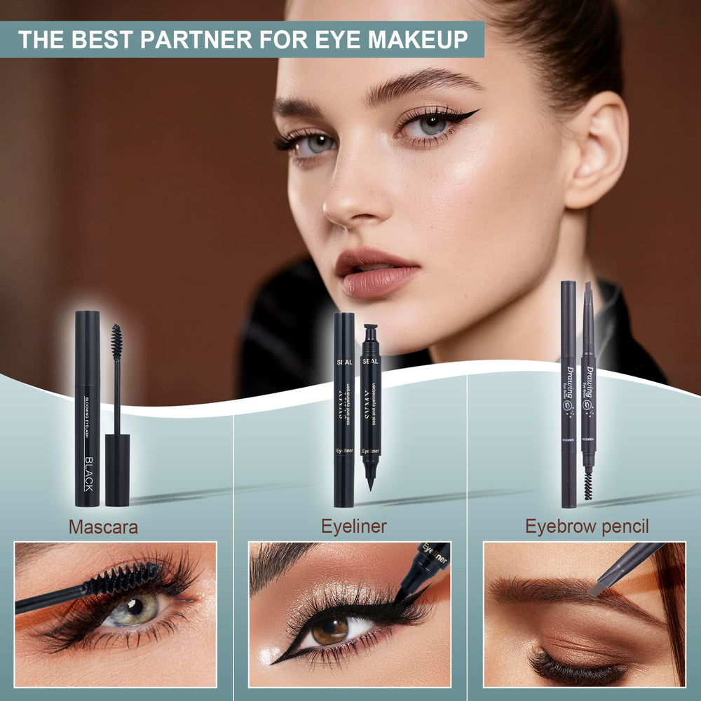 TooAemiS brow pencil and eyeliner kit for precise, effortless definition.
