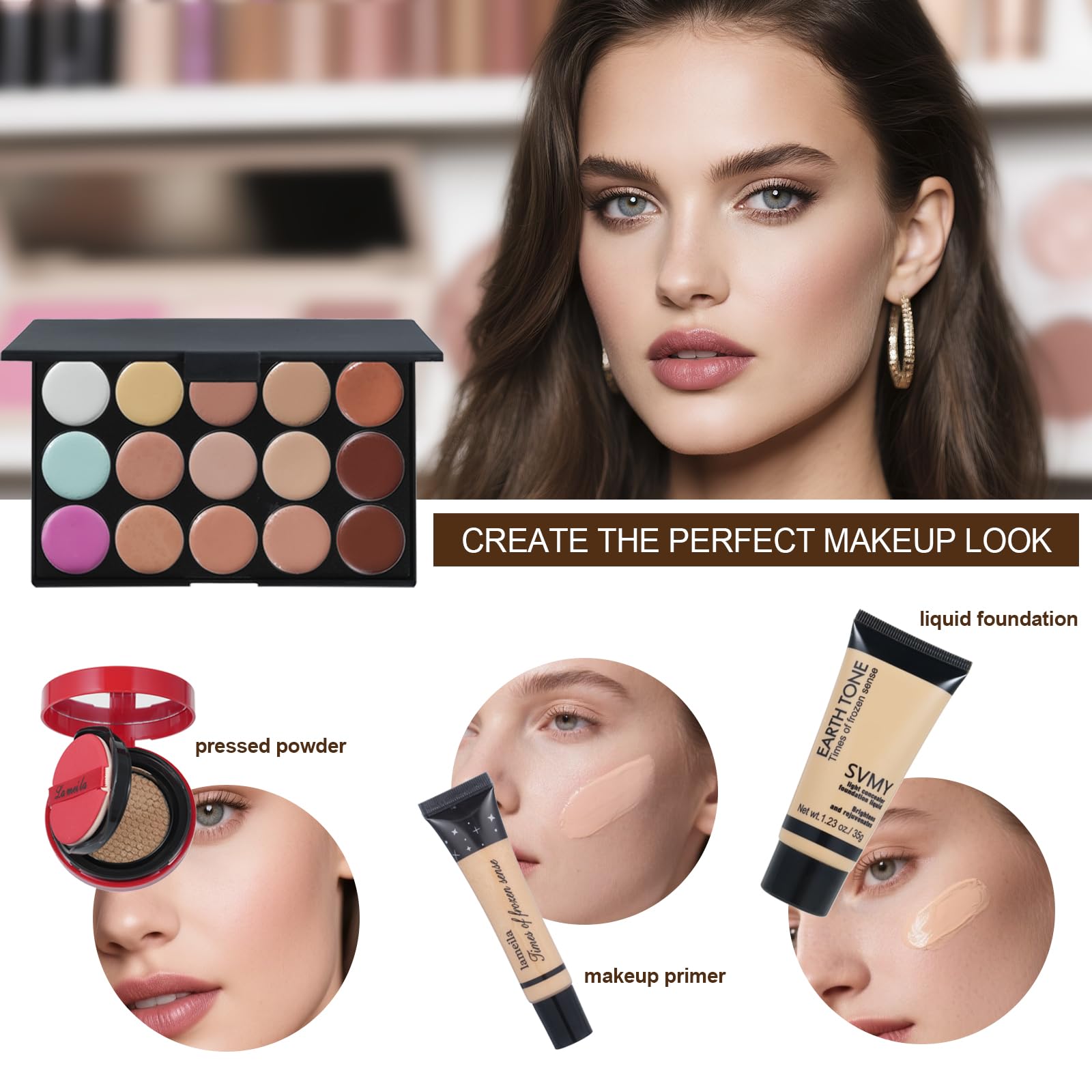 TooAemiS wide color range eye shadow collection offers neutral bold shimmering options.