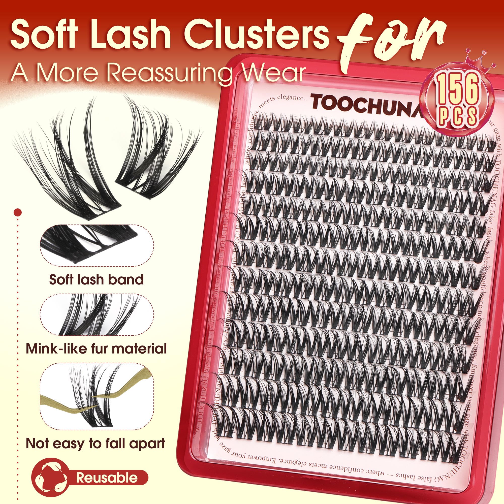 TOOCHUNAG Precision tweezers for accurate cluster placement