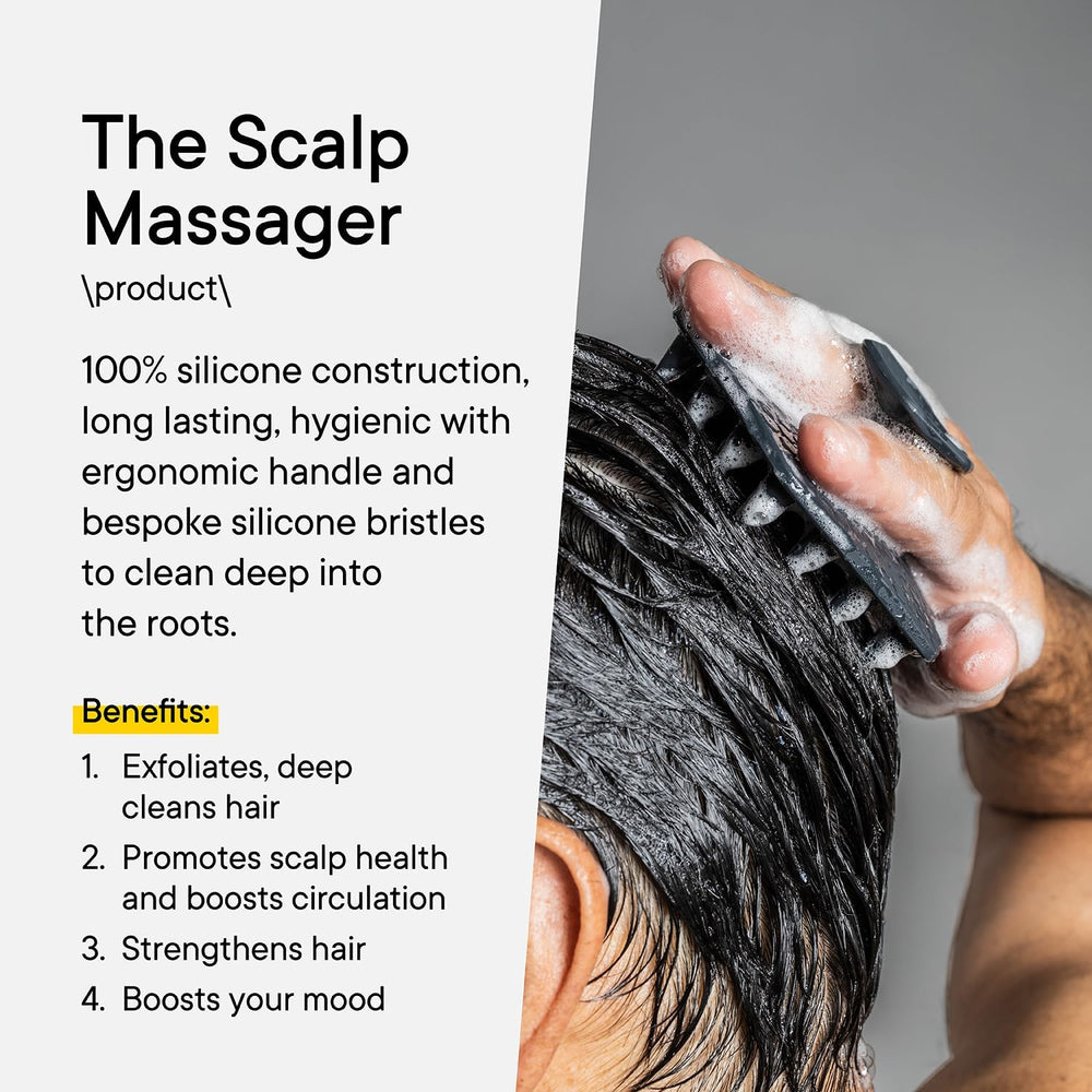 TOOLETRIES Scalp Scrubber works on wet and dry hair types