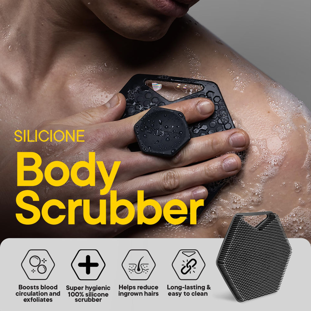 TOOLETRIES Body Scrubber 2.0 easy-clean routine minimizes buildup between uses.