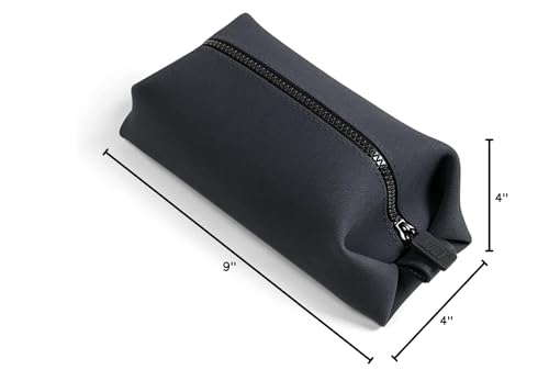 TOOLETRIES Koby Lite Dopp Kit view highlights water-resistance to minimize leaks.