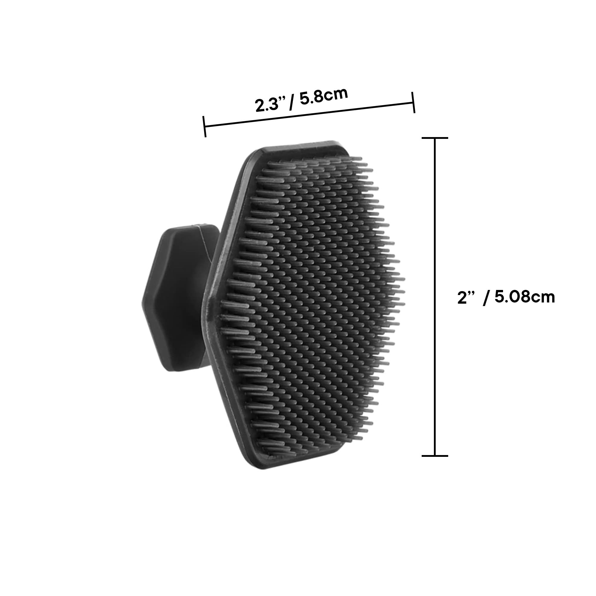 TOOLETRIES charcoal design silicone brush for deep pore cleanse