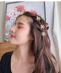 Toolzeen mini pearl hair barrettes clip-in style for secure, comfortable wear