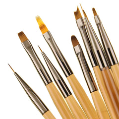 Tootoote nail extension gel brush pictured for smooth gel application.