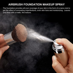 Topcent foundation brush blends spray evenly for a smooth, uniform skin tone.