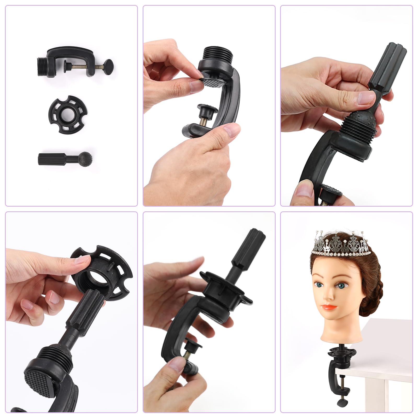 TopDirect care tip image shows first-use combing from ends for smooth results.