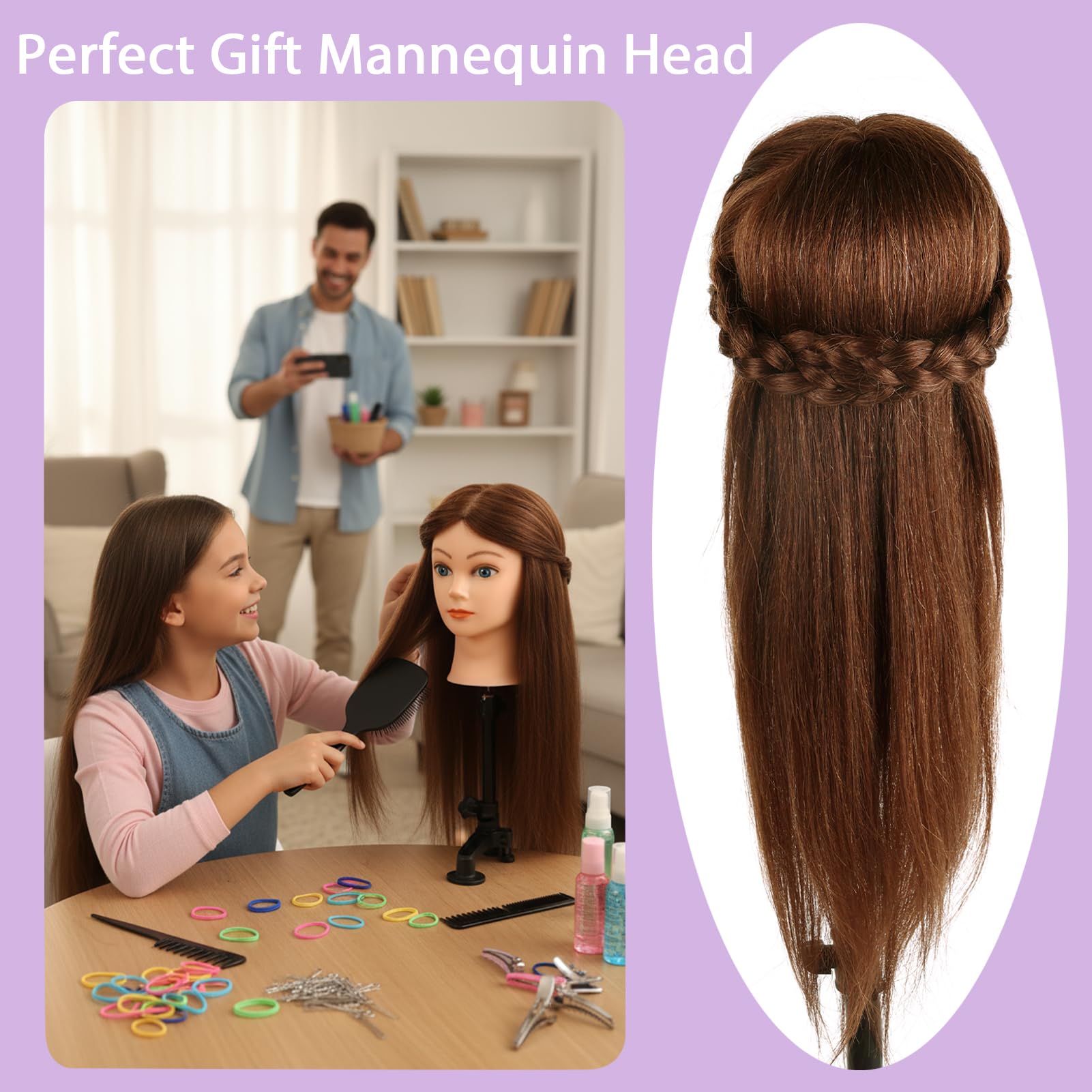 TopDirect closeup of real hair texture helps plan precise cutting and styling.