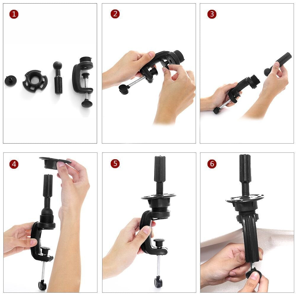 TopDirect gift-ready mannequin with clamp and tools included.