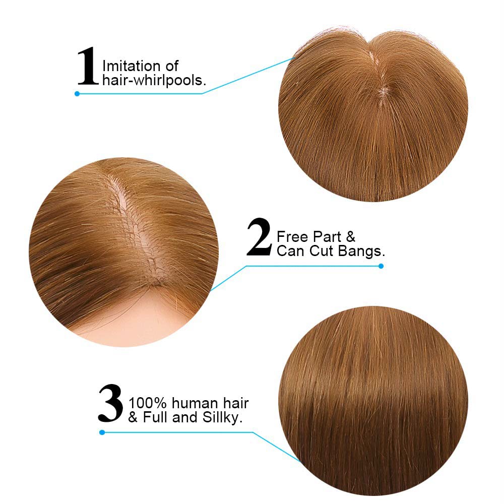 TopDirect 18in real hair head with styling tools perfect for braiding and setting practice
