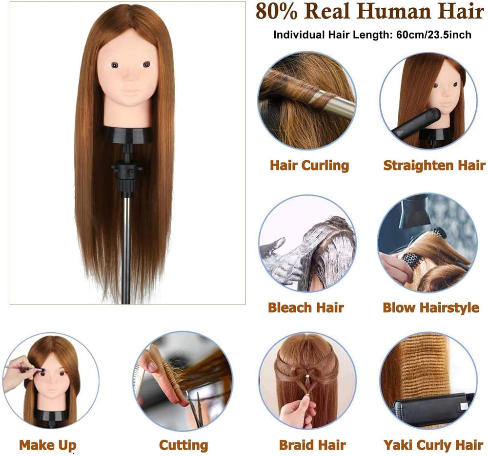 TopDirect mannequin head washing and conditioning friendly for routine maintenance