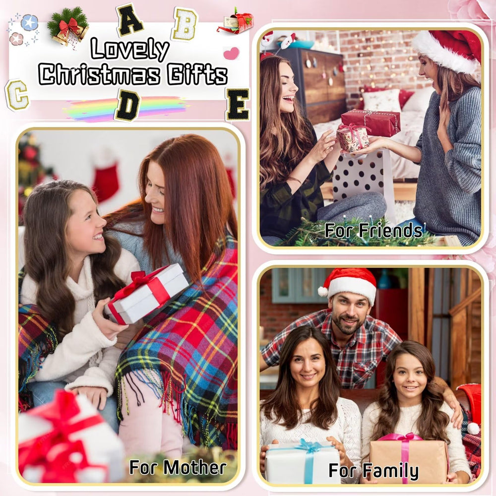 TOPEAST personalized gift option with 26-letter styles for friends and family