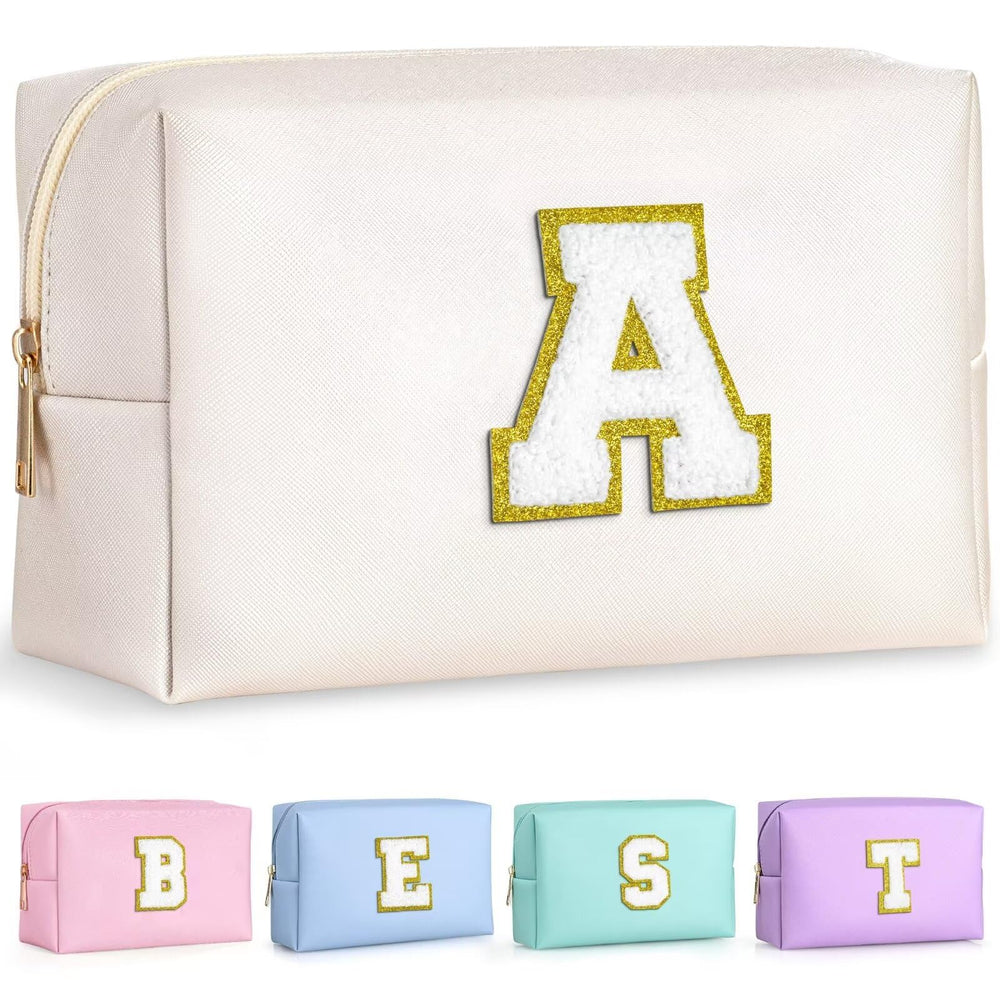 TOPEAST Initial Makeup Bag patch adds personalized, skin-friendly style for daily use