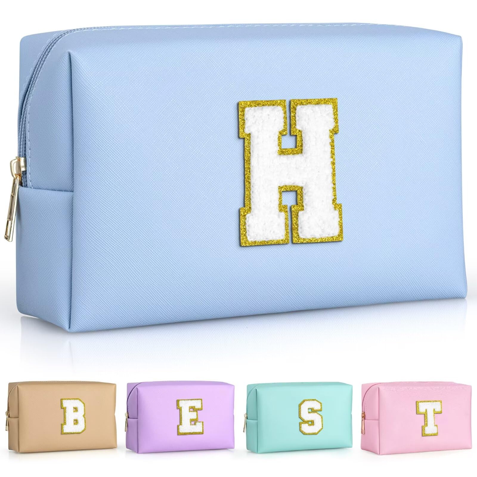 TOPEAST Preppy Bag monogram patch detail for personalized gift style
