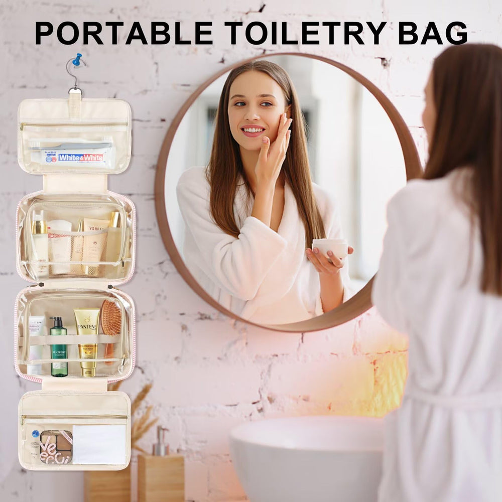 TOPEAST bag with mesh pouches and elastic straps keeps bottles upright and organized.
