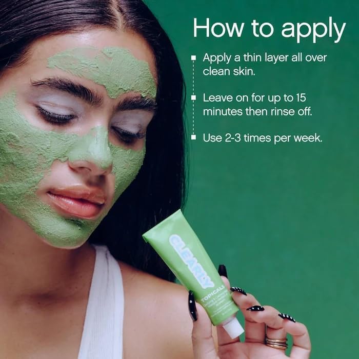 Topicals Clearly Breakout Mask redness-after-application shows calming effect.