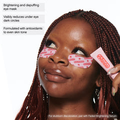Topicals Faded under-eye-mask patch-pack ready for easy at-home use.