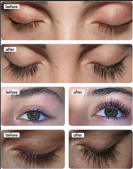 Toplash XL night routine illustration showing brush-on application.