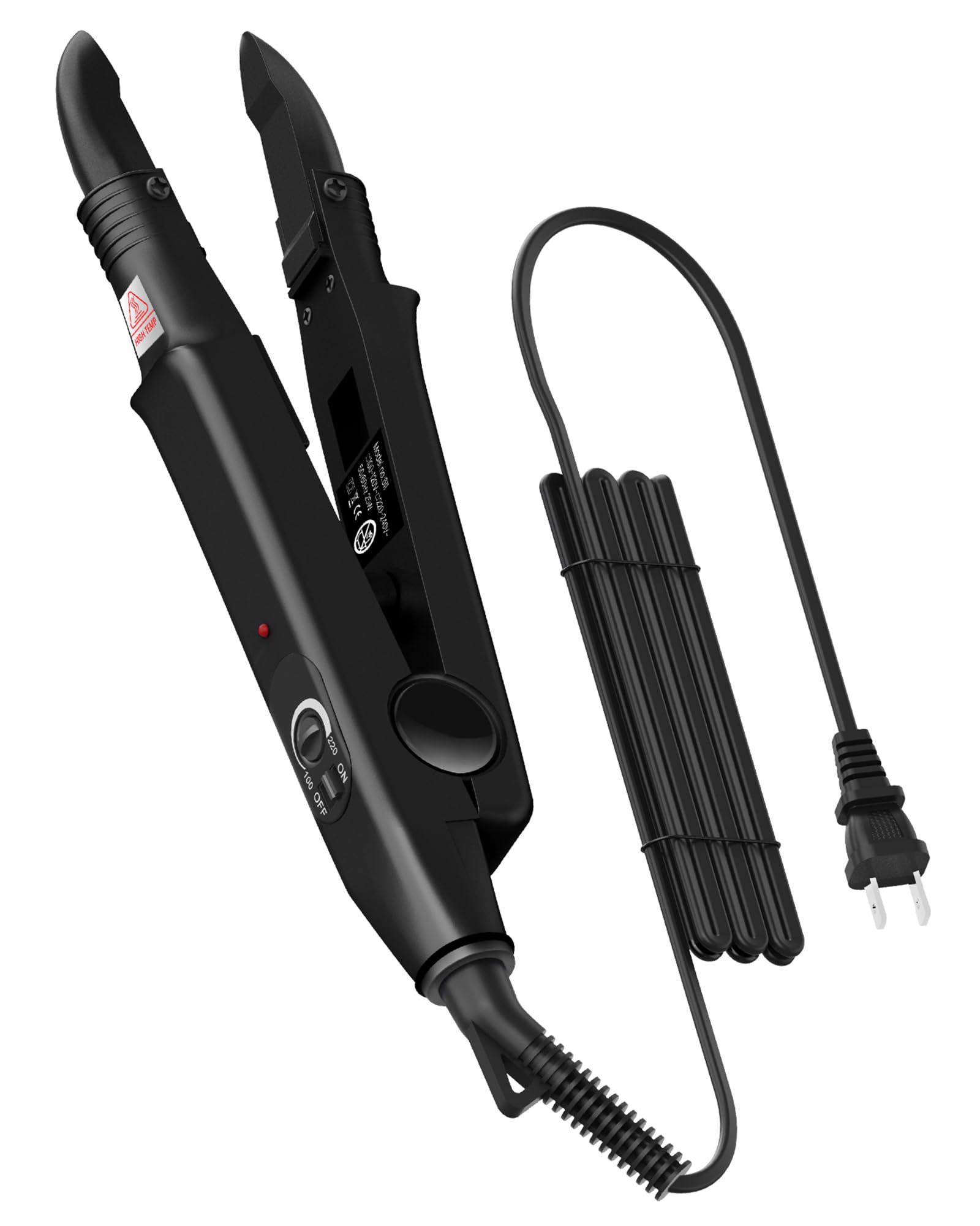 TopWigy Ktip heat tool front view highlights compact design for precise fusion bonding.