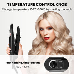 TopWigy Ktip heat tool temperature knob enables precise control during keratin fusion.