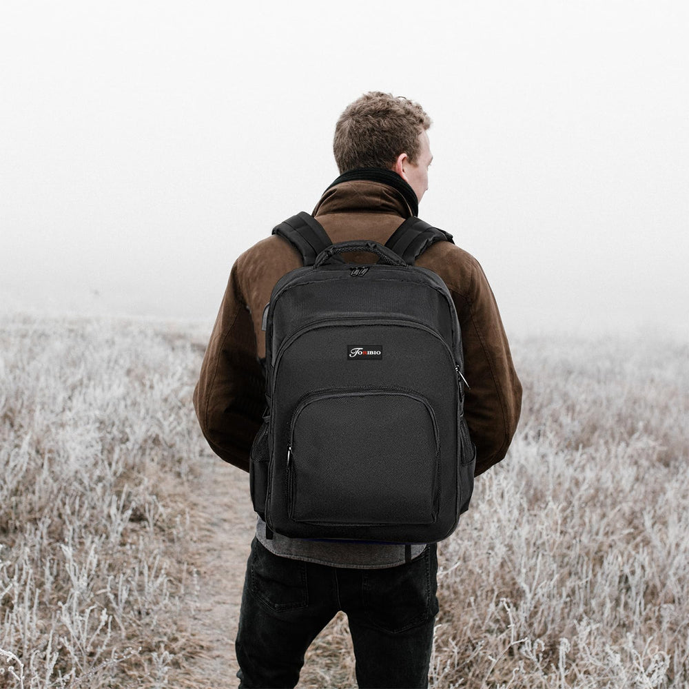 TORIBIO barber bag fits a 15-inch laptop for mobile work