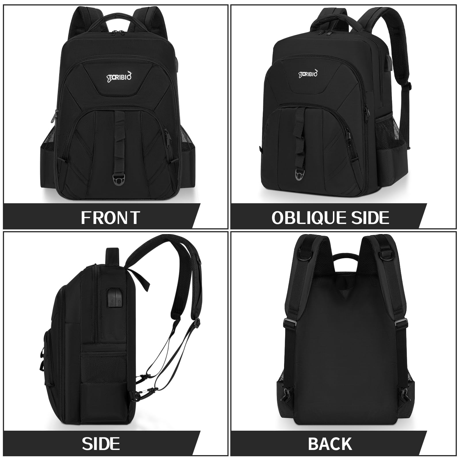 TORIBIO barber bag stylish and professional look for travel.
