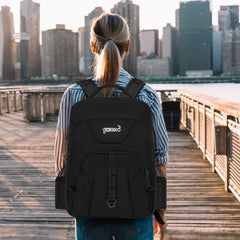 TORIBIO barber bag exterior USB port for charging devices on the go.