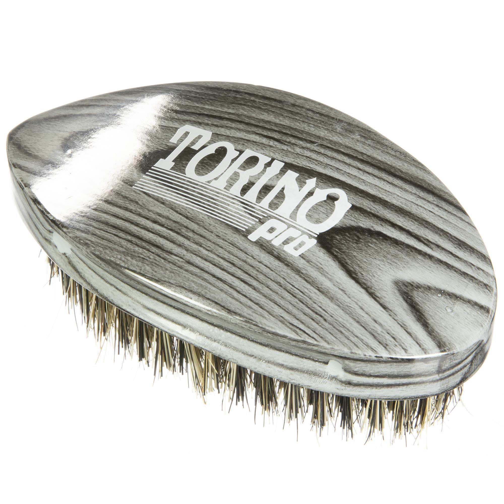 Torino Pro #74 curved brush with a pointy tip aids crown shaping for 360 waves.